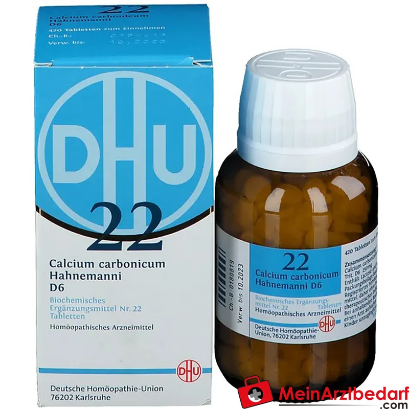 DHU Biochemie 22 Calcium carbonicum D6 250 mg Tabletten