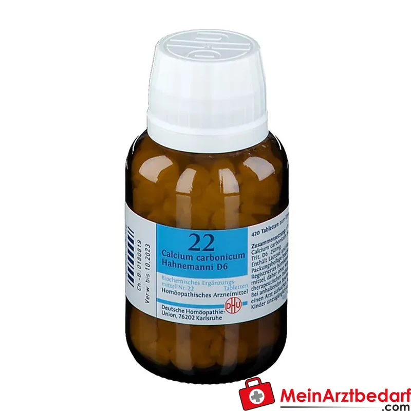 DHU Biochemie 22 Calcium carbonicum D6 250 mg Tabletten