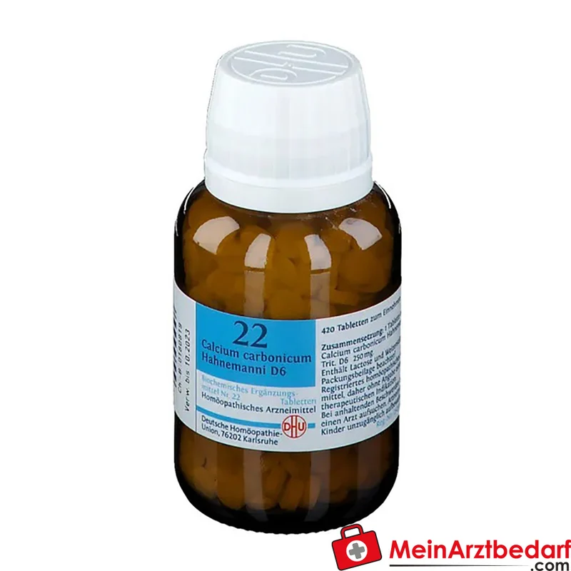 DHU Biochemie 22 Calcium carbonicum D6 250 mg Tabletten