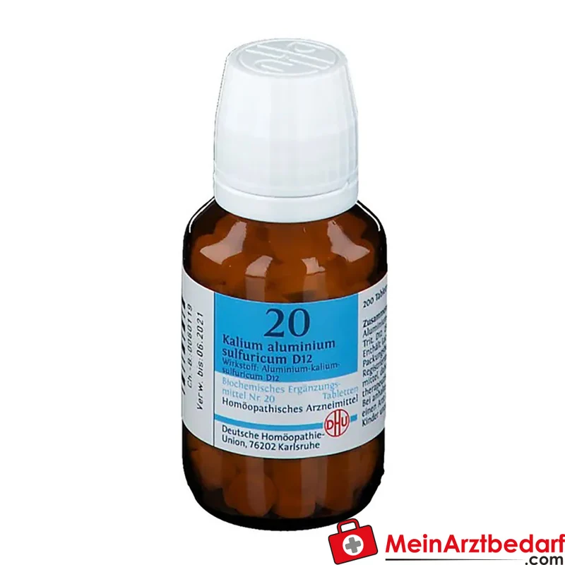 DHU Biochemie 20 Kalium aluminium sulfuricum D12 Tabletten