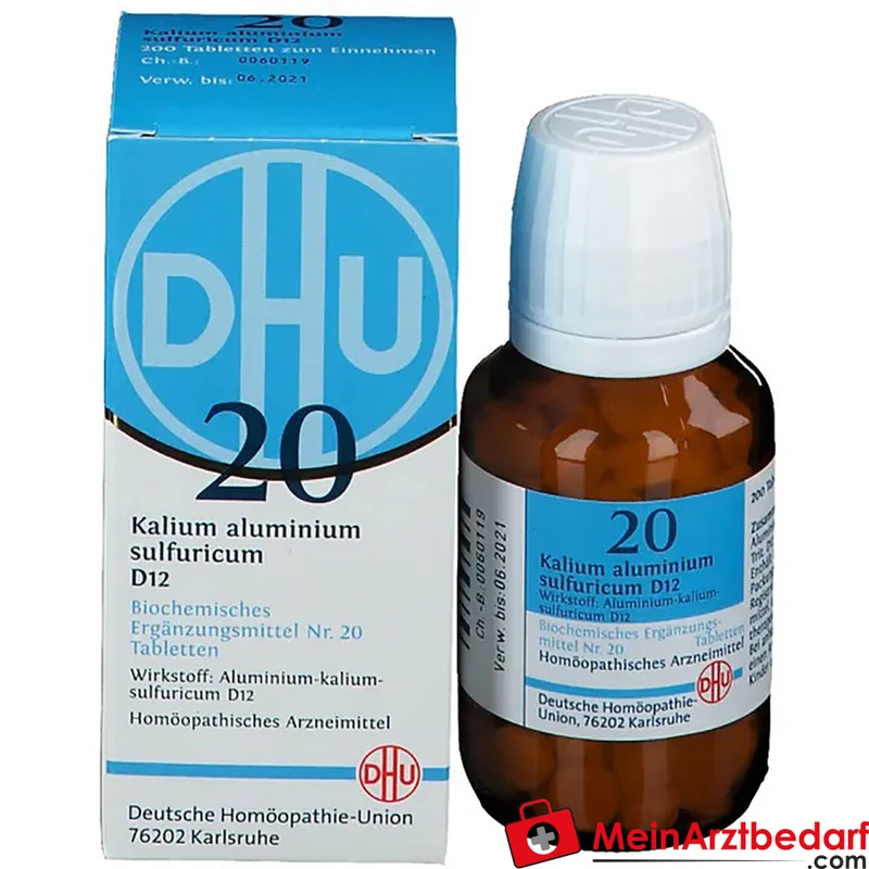 DHU Biochemie 20 Kalium aluminium sulfuricum D12 Tabletten