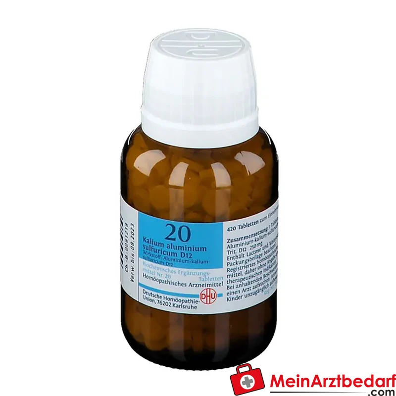 DHU Biochemie 20 Kalium aluminium sulfuricum D12 Tabletten