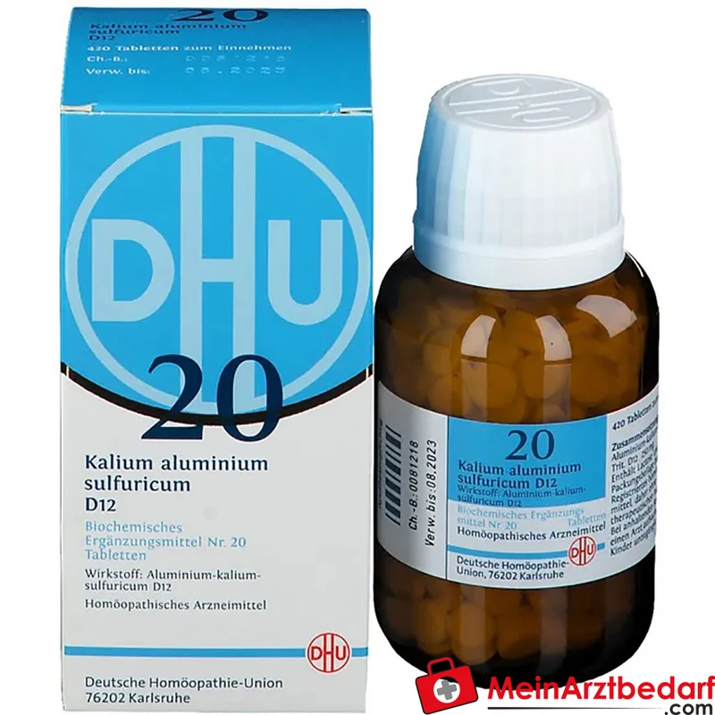DHU Biochemie 20 Kalium aluminium sulfuricum D12 Tabletten