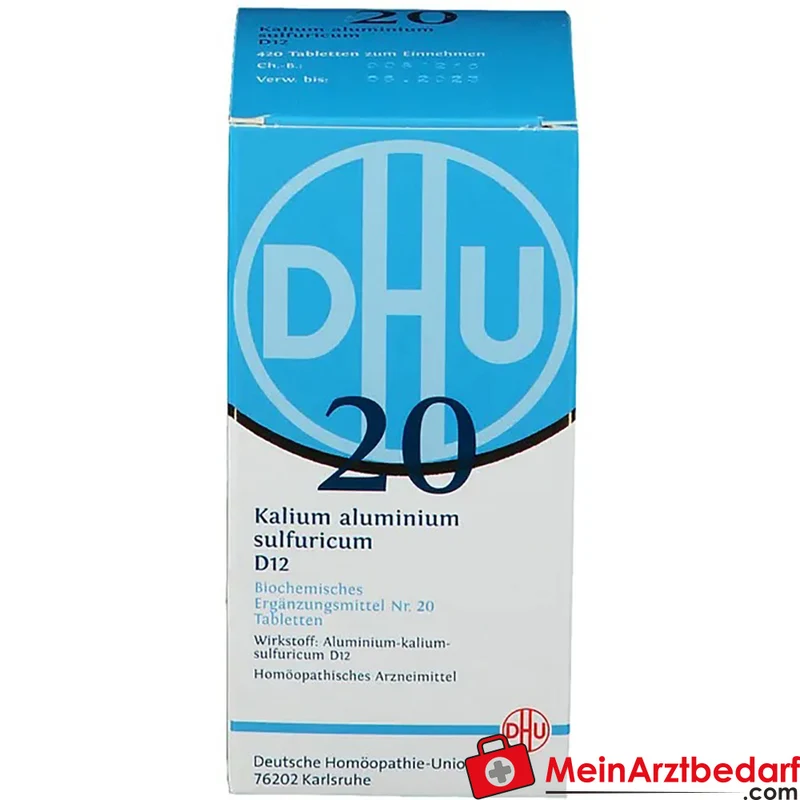 DHU Biochemie 20 Kalium aluminium sulfuricum D12 Tabletten