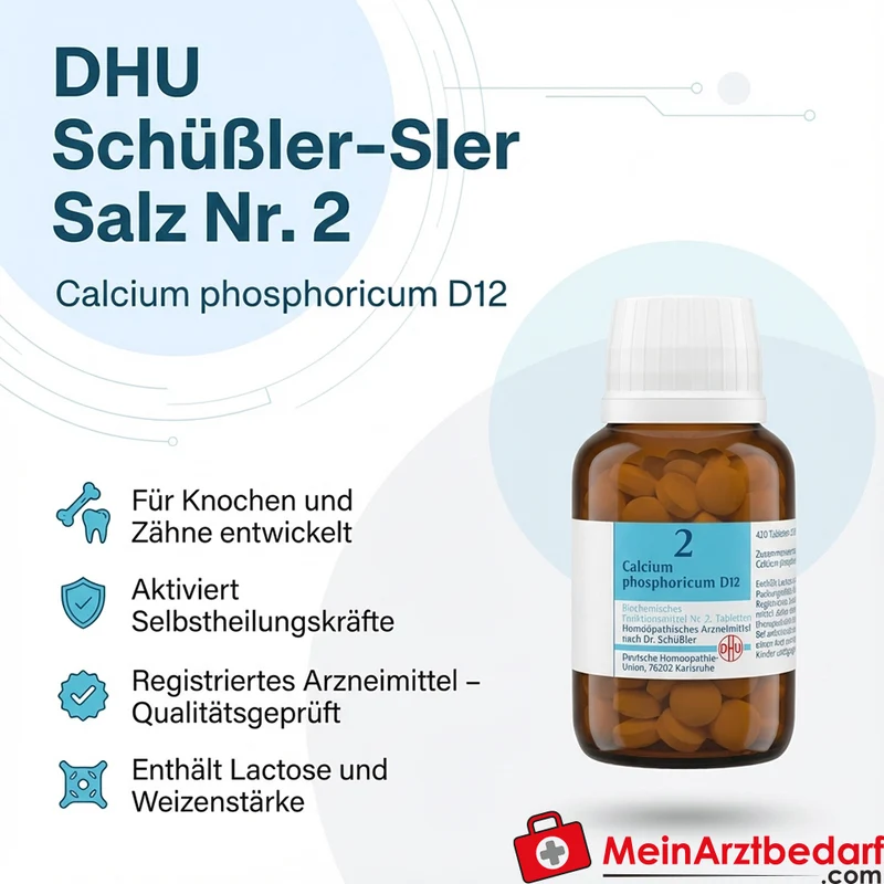 DHU Schüßler-Salz Nr. 2 Calcium phosphoricum D12 Tabletten 250 mg