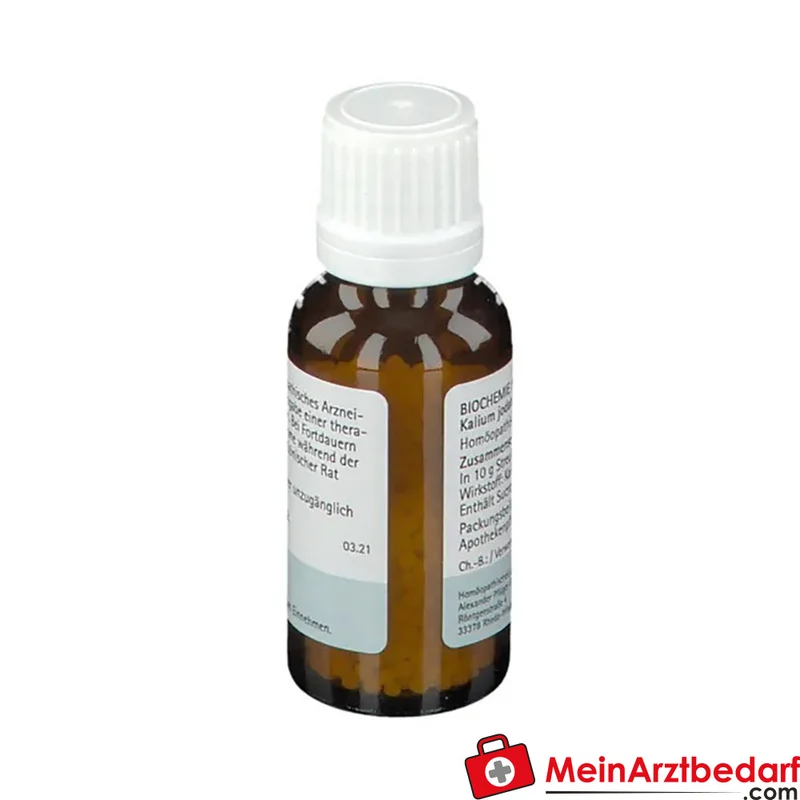 BIOCHEMIE PFLÜGER Nr. 15 Kalium jodatum D12 Globuli (Saccharose)