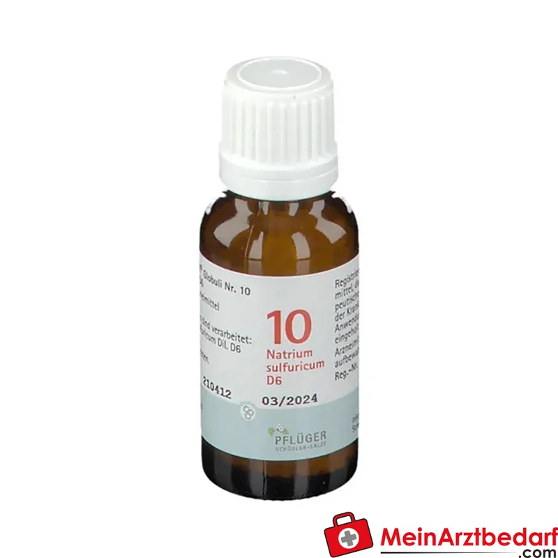 BIOCHEMIE PFLÜGER Nr. 10 Natrium sulfuricum D6 homöopathisches Mittel