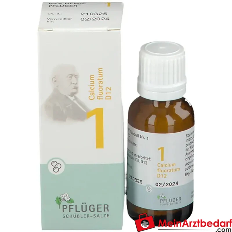 BIOCHEMIE PFLÜGER Nr. 1 Calcium fluoratum D12 homöopathisches Arzneimittel