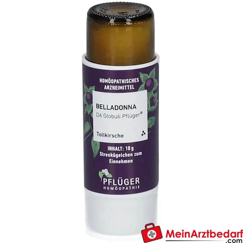 Pflüger Belladonna D6 Globuli (Atropa belladonna D6) 10 g