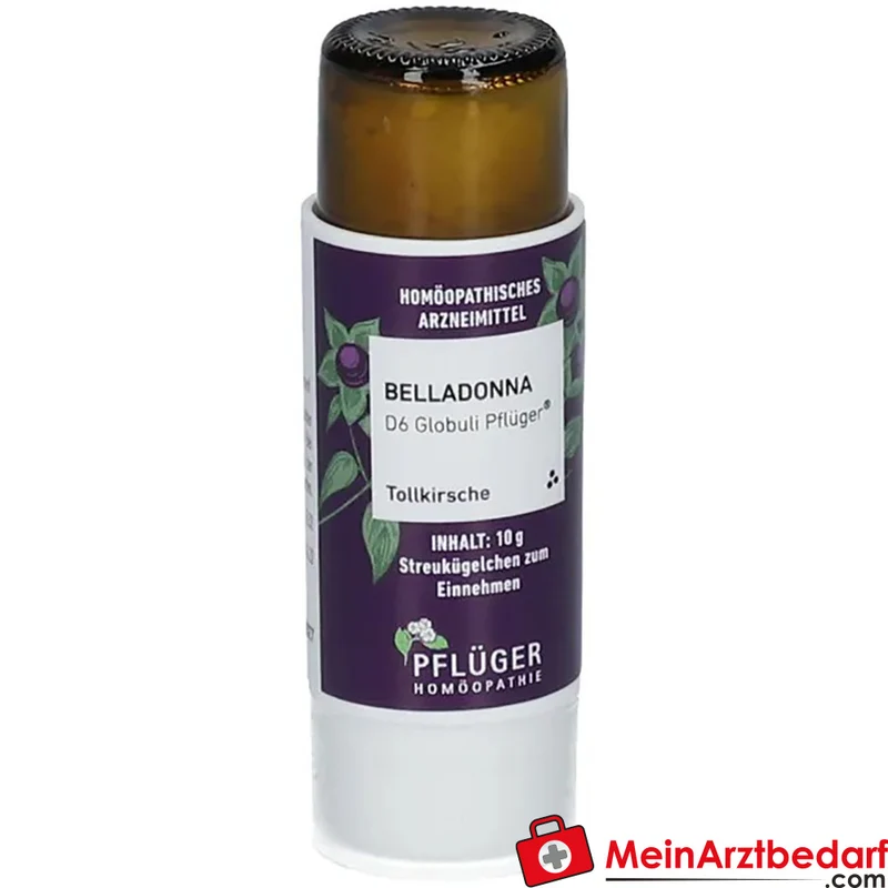 Pflüger Belladonna D6 Globuli (Atropa belladonna D6) 10 g