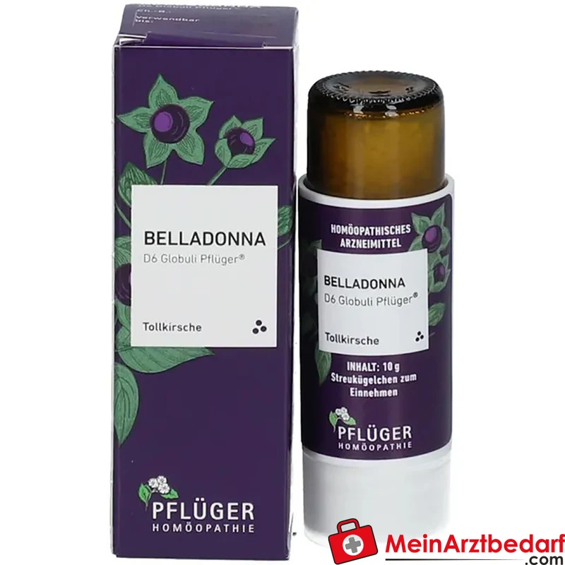 Pflüger Belladonna D6 Globuli (Atropa belladonna D6) 10 g
