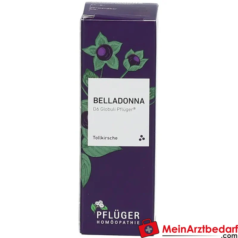 Pflüger Belladonna D6 Globuli (Atropa belladonna D6) 10 g