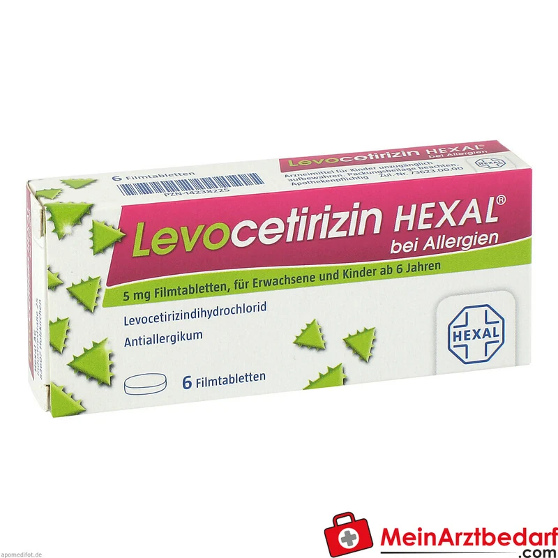 HEXAL Levocetirizin 5 mg Filmtabletten Packung