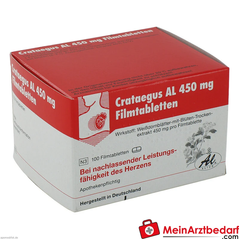 Crataegus AL 450 mg Tabletten 60 Stück