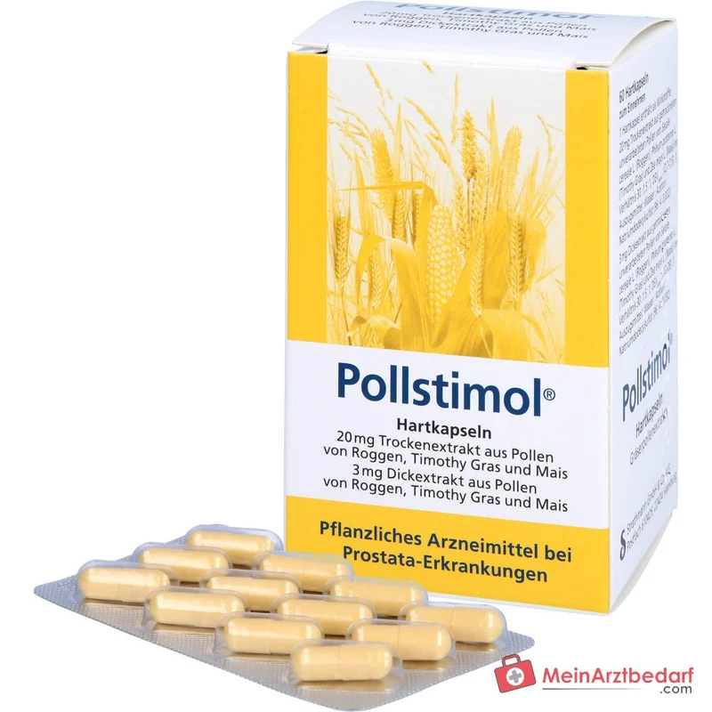 Pollstimol Hartkapseln 23 mg Gräserpollen‑Extraktgemisch, 60 St.