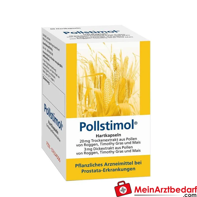 Pollstimol Hartkapseln 23 mg Gräserpollen‑Extraktgemisch, 60 St.