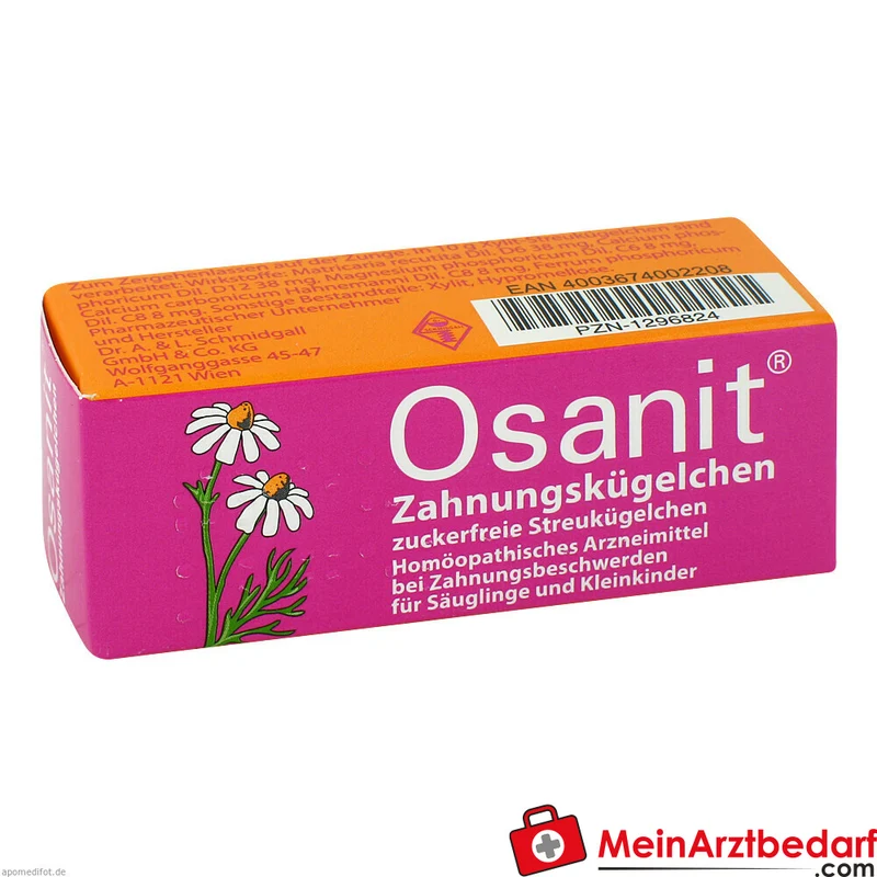 Osanit Zahnungskügelchen Chamomilla D6 Streukügelchen zuckerfrei
