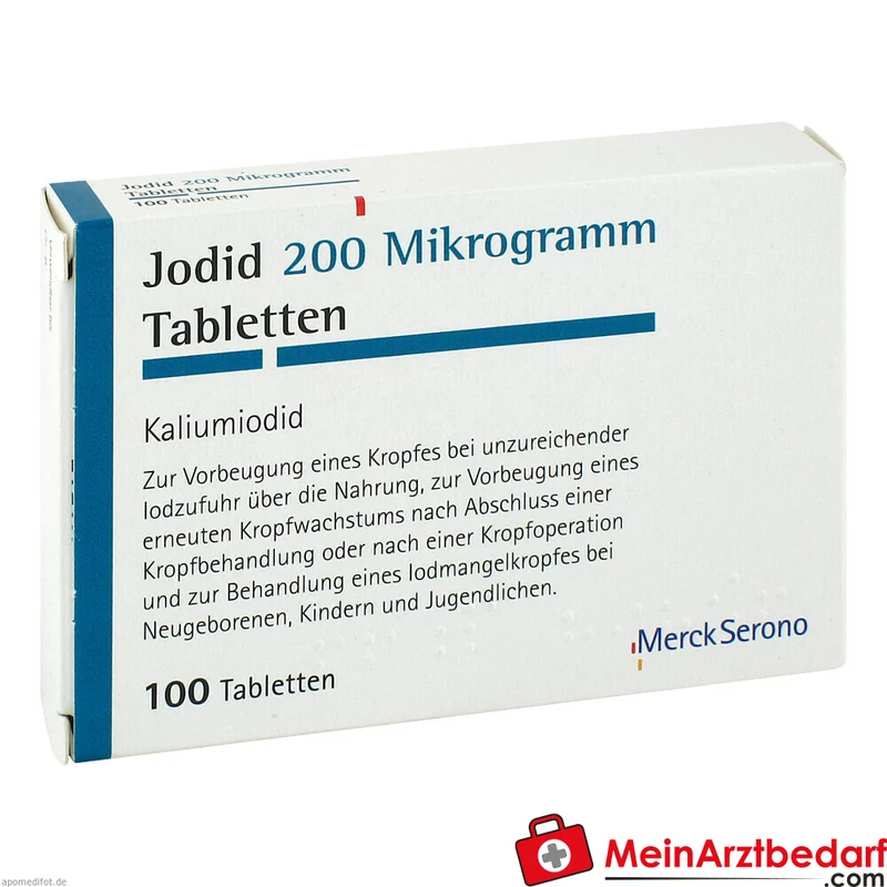 Jodid 200 µg (Kaliumiodid 0,26 mg) Tabletten