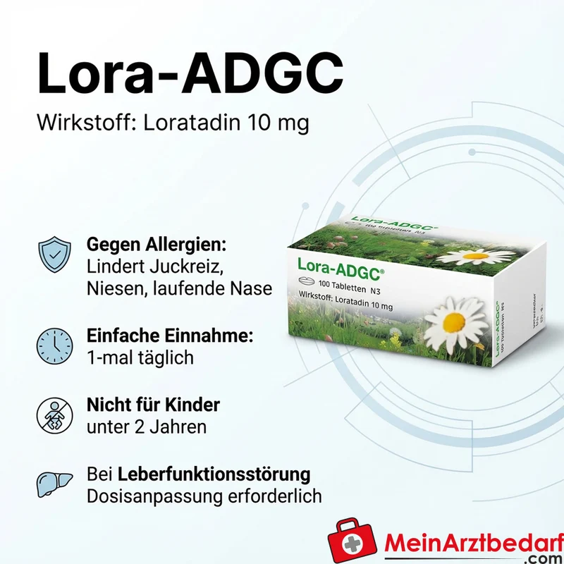 Lora-ADGC Loratadin Filmtabletten