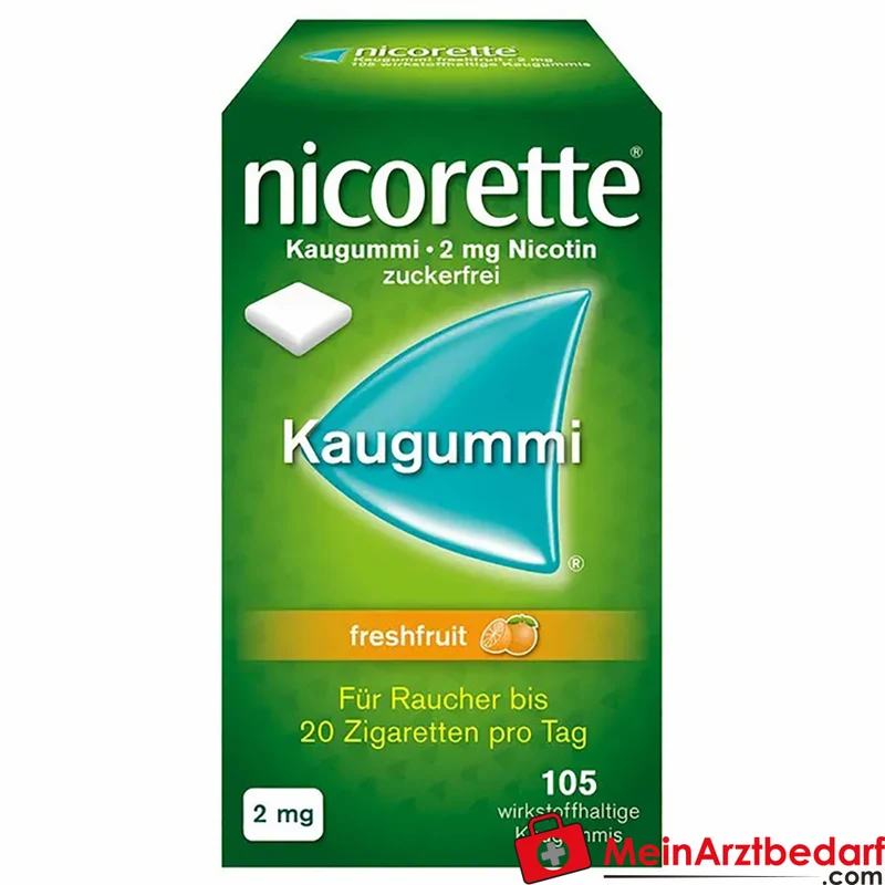 Nicorette Freshfruit 2 mg Nikotinkaugummi