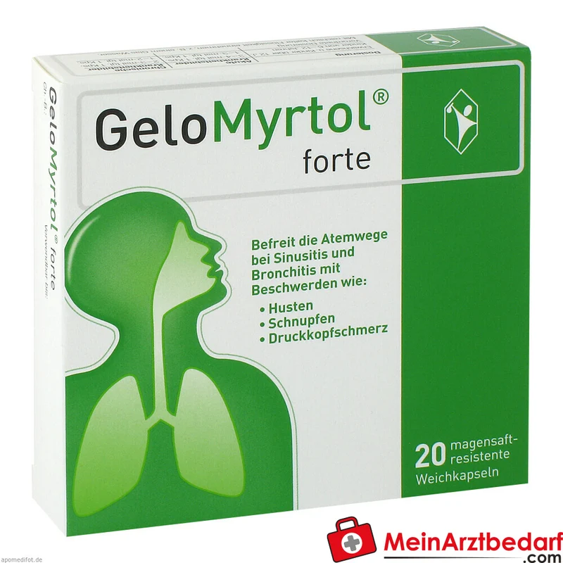 GeloMyrtol forte Kapseln pflanzlicher Schleimlöser 20 Stück