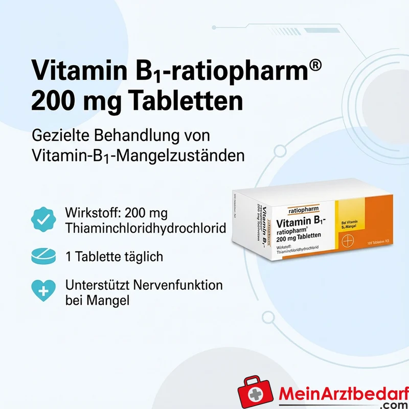 ratiopharm Vitamin B1 200 mg Tabletten