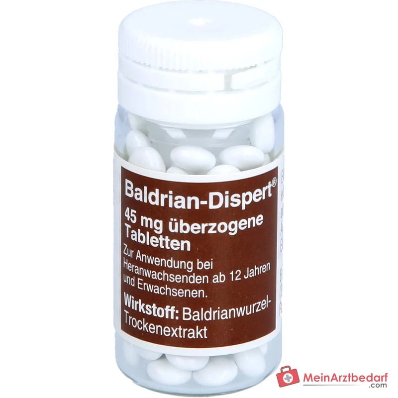 Baldrian Dispert 45 mg überzogene Tabletten, 100 Stk.