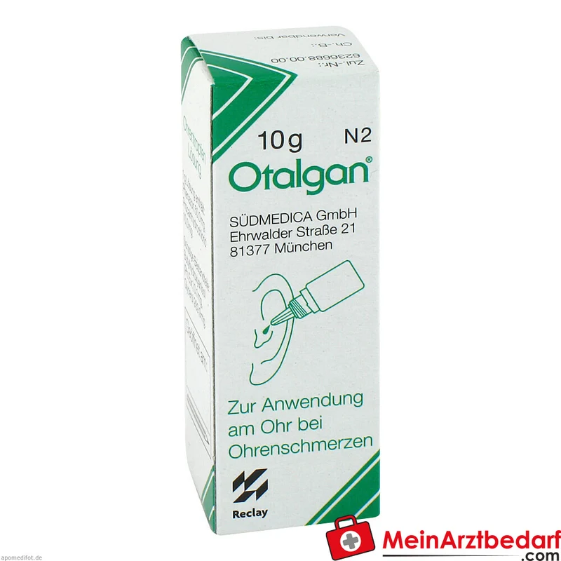 Otalgan Ohrentropfen 50 mg Phenazon 10 mg Procainhydrochlorid