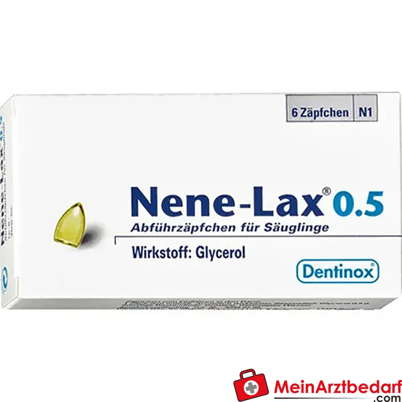 Nene-Lax 0,5 Zäpfchen für Säuglinge rektal