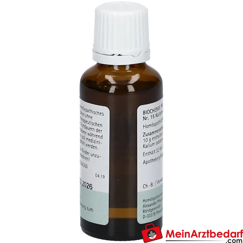 Biochemie Pflüger Kalium jodatum D6 Tropfen 1000 mg