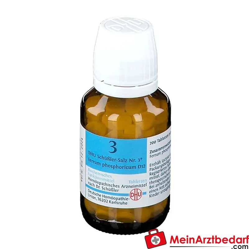 DHU Schüßler-Salz Nr. 3 Ferrum phosphoricum D12 250 mg Globuli