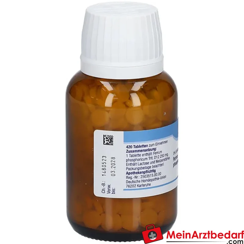 DHU Schüßler-Salz Nr. 3 Ferrum phosphoricum D12 250 mg Globuli