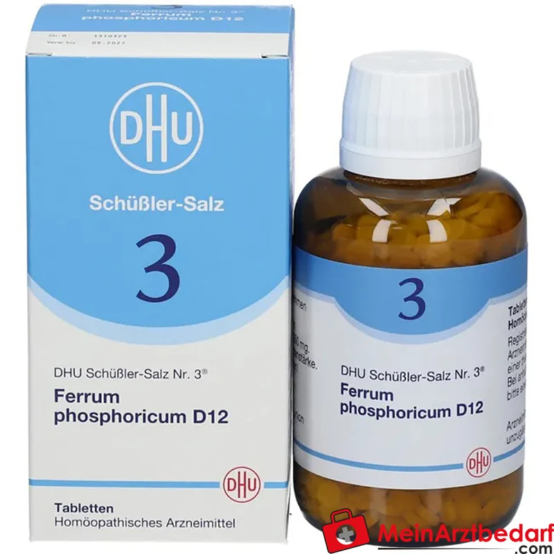 DHU Schüßler-Salz Nr. 3 Ferrum phosphoricum D12 250 mg Globuli