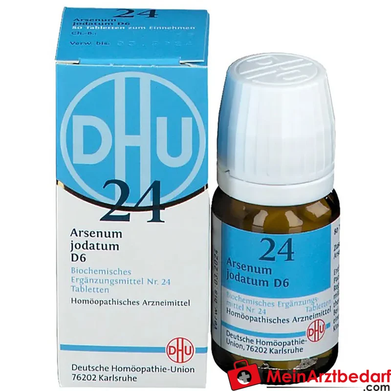 DHU Biochemie 24 Arsenum jodatum D6 250 mg Tabletten