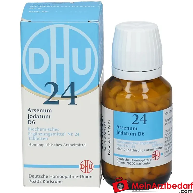 DHU Biochemie 24 Arsenum jodatum D6 250 mg Tabletten