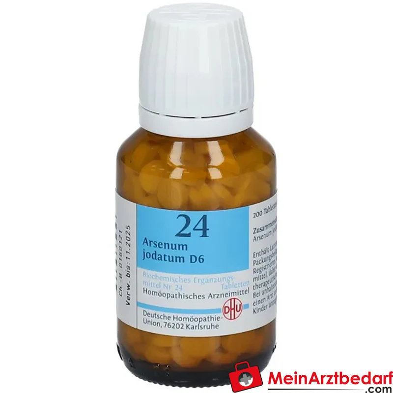 DHU Biochemie 24 Arsenum jodatum D6 250 mg Tabletten