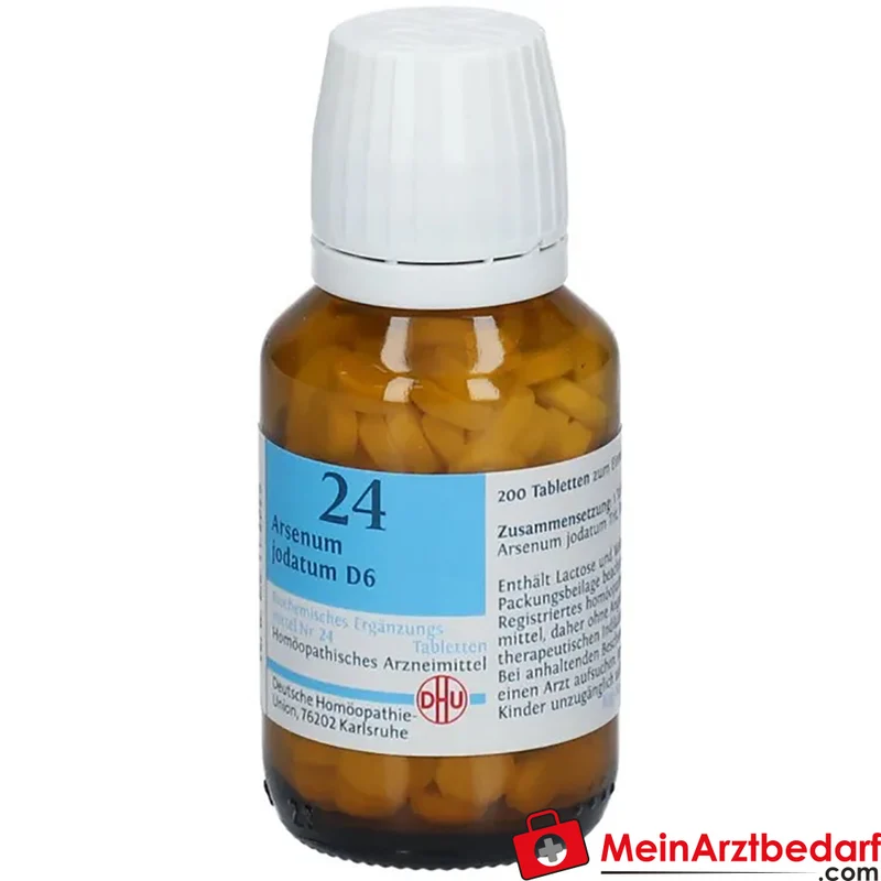 DHU Biochemie 24 Arsenum jodatum D6 250 mg Tabletten