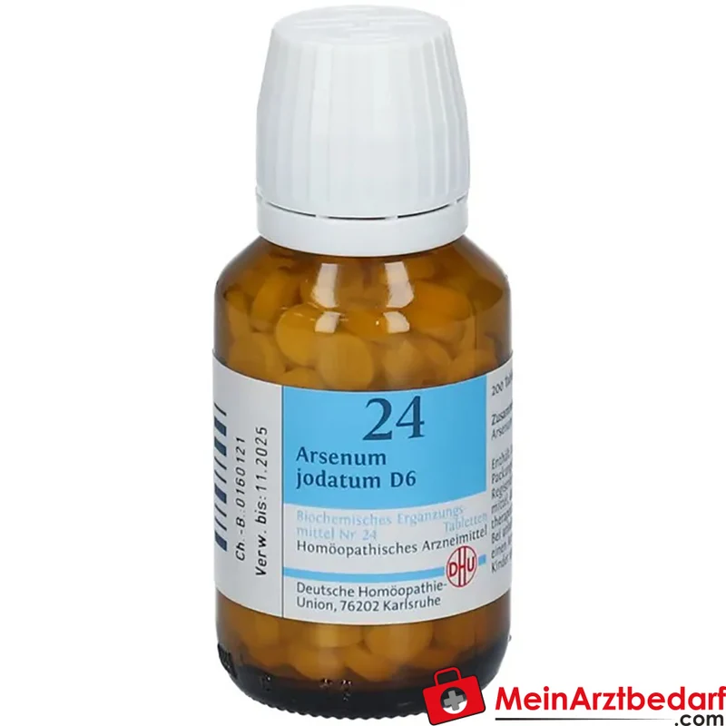 DHU Biochemie 24 Arsenum jodatum D6 250 mg Tabletten
