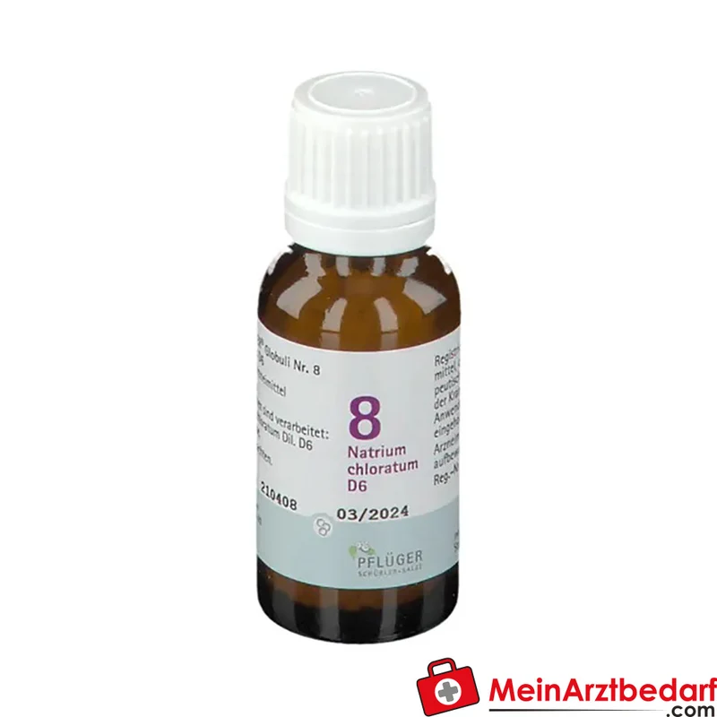 BIOCHEMIE PFLÜGER Nr. 8 Natrium chloratum D6 Globuli 4 g