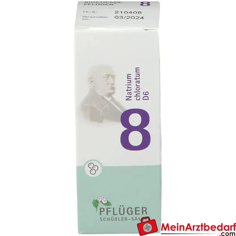 BIOCHEMIE PFLÜGER Nr. 8 Natrium chloratum D6 Globuli 4 g
