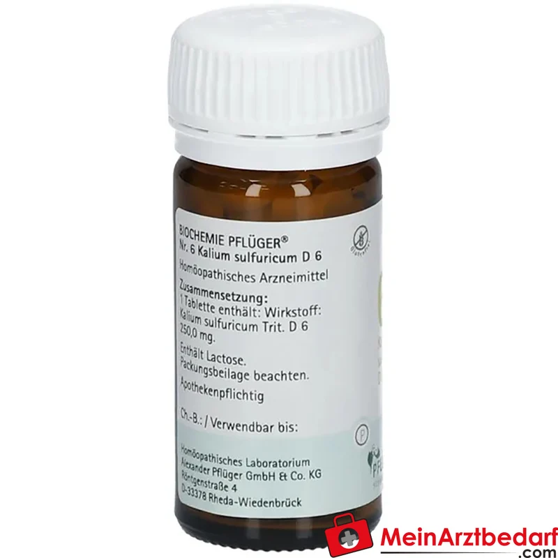 Biochemie Pflüger Nr. 6 Kalium sulfuricum D6 250 mg Tabletten