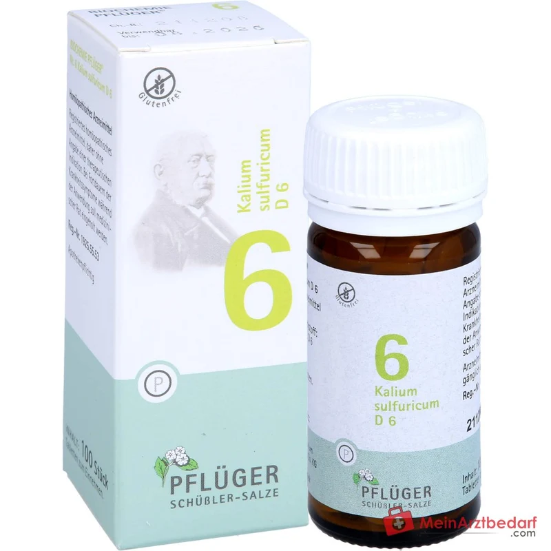 Biochemie Pflüger Nr. 6 Kalium sulfuricum D6 250 mg Tabletten