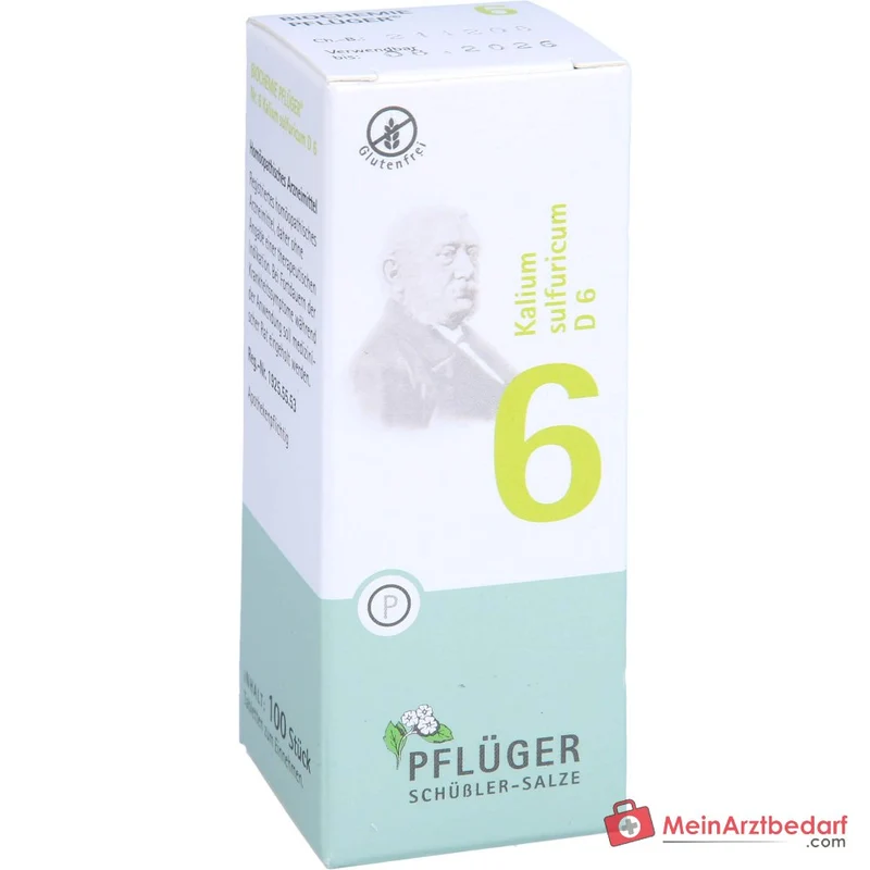 Biochemie Pflüger Nr. 6 Kalium sulfuricum D6 250 mg Tabletten