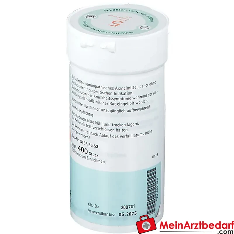 Biochemie Pflüger Nr. 5 Kalium phosphoricum D6 Tabletten, 100 St.