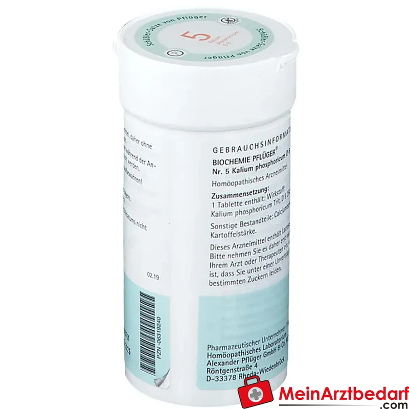 Biochemie Pflüger Nr. 5 Kalium phosphoricum D6 Tabletten, 100 St.