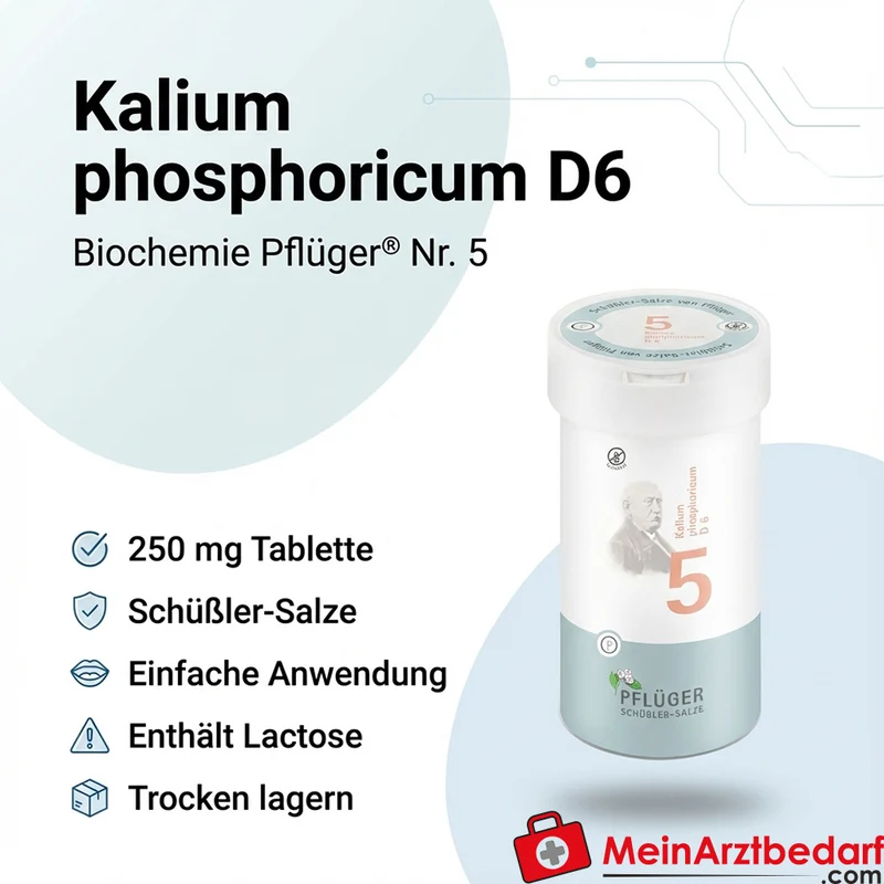 Biochemie Pflüger Nr. 5 Kalium phosphoricum D6 Tabletten, 100 St.