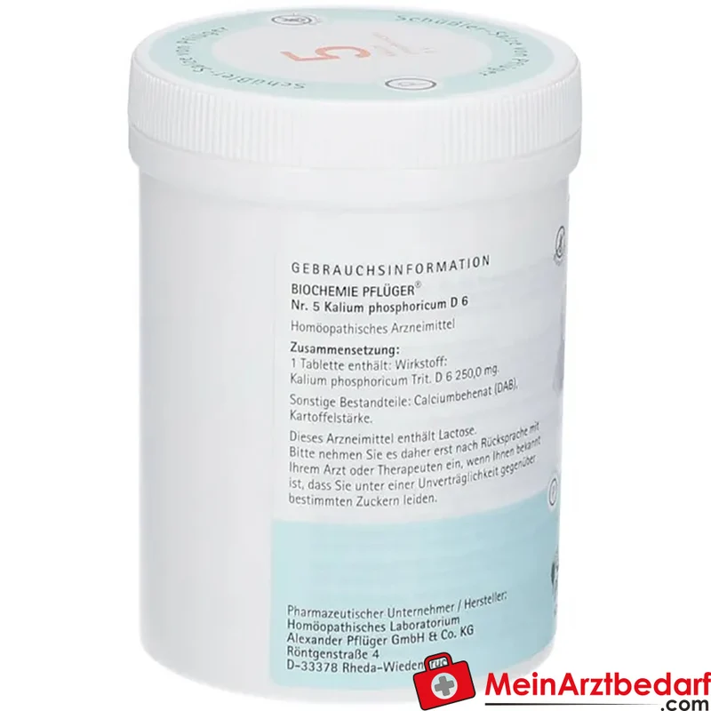 Biochemie Pflüger Nr. 5 Kalium phosphoricum D6 Tabletten, 100 St.
