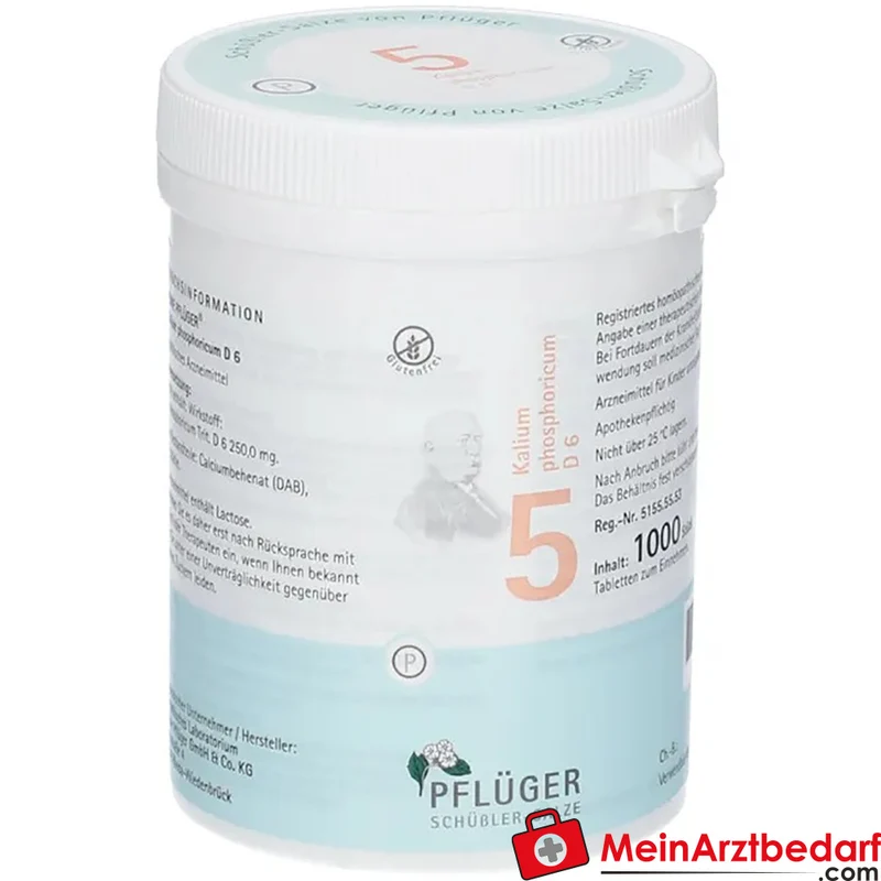 Biochemie Pflüger Nr. 5 Kalium phosphoricum D6 Tabletten, 100 St.