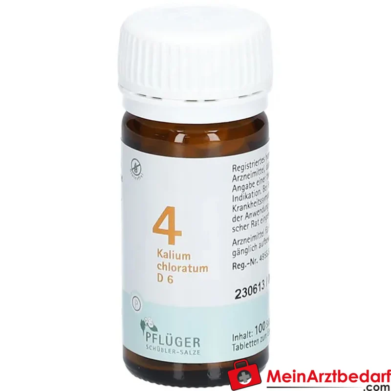 Biochemie Pflüger Nr. 4 Kalium chloratum D6 Tabletten 100 Stück