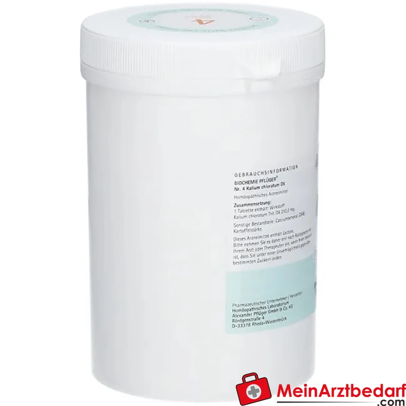 Biochemie Pflüger Nr. 4 Kalium chloratum D6 Tabletten 100 Stück